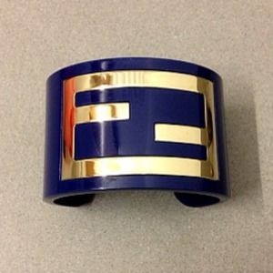 AUTHENTIC FENDI Acrylic Logo Cuff