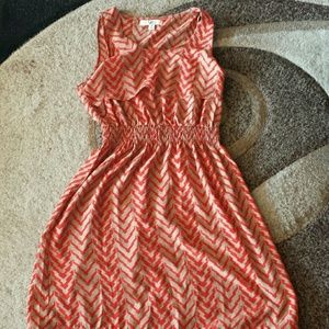 Cute orange summer dress