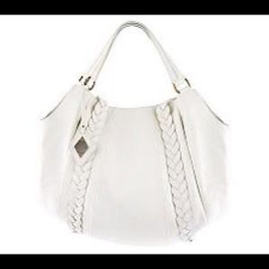 Luxe Rachel Zoe Leather Large Rounded Tote brown