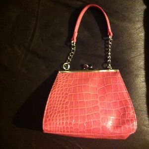 Liz pink handbag+ red lipstick bundle