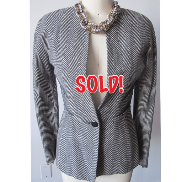 Tweed black and white jacket - Picture 1 of 4