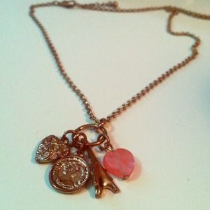 Paris love necklace