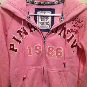 ⬇REDUCED!! PINK zip-up hoodie sweater!