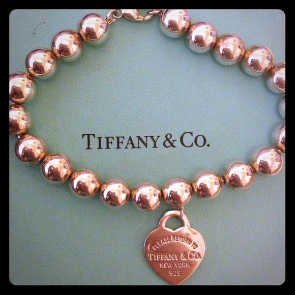 Tiffany & Co. Beaded Heart Bracelet