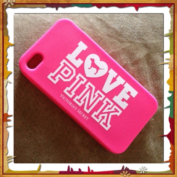 Love Pink Iphone 4/4S case by Victoria's Secret