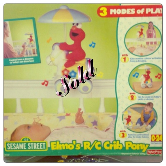 Fisher price Elmo's R/C crib pony is SOLD!!!!