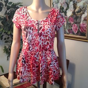 TRADED!!! Animal print top