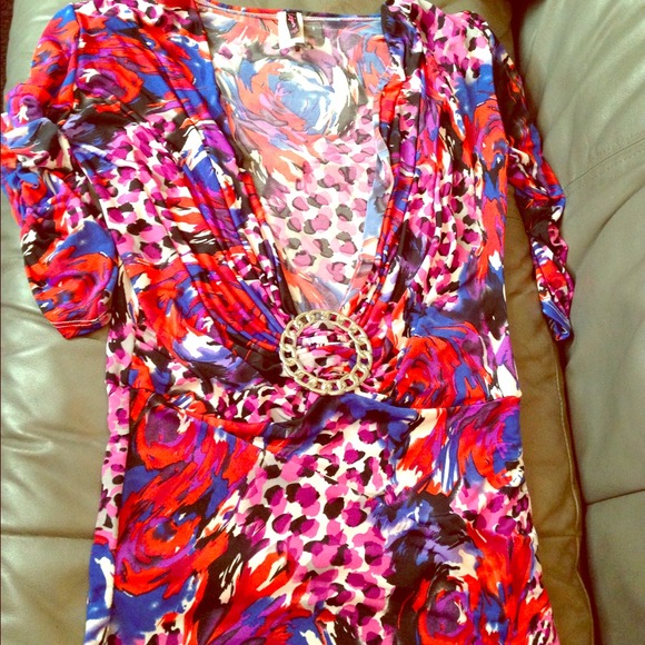 Cute colorful top or short dress