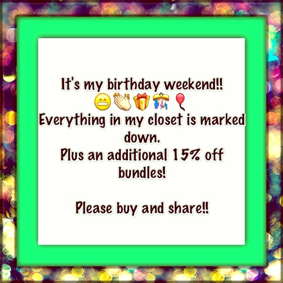 Birthday Sale!!