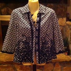 Dress jacket that is reversible. Size small