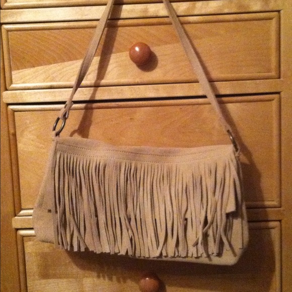 Suede purse
