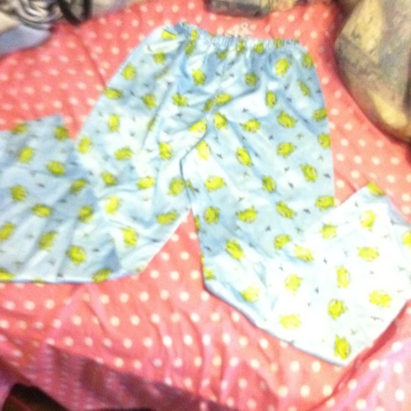 Frog pajama pants