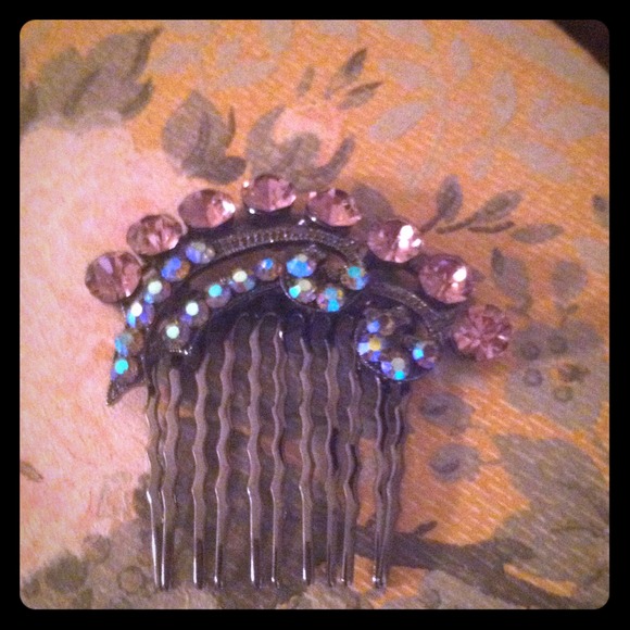 Rhinestone Hair Comb