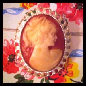 Vintage Cameo Pin