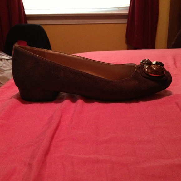 Grey embellished flats - Picture 2 of 3