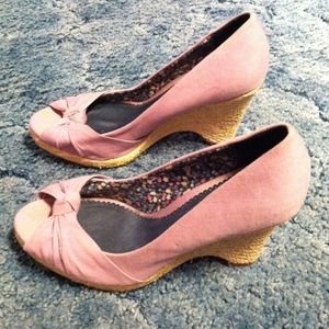 Lilac purple Zara wedges