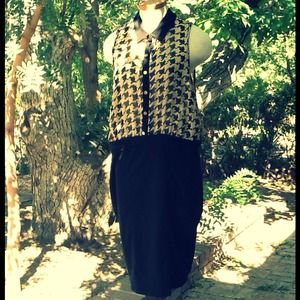 NWOT 1X tan and black Forever21 dress