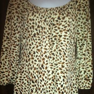 No Boundaries Leopard Print Top