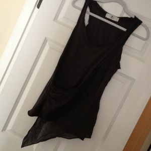 Asymmetrical tank top