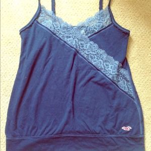 Navy blue top