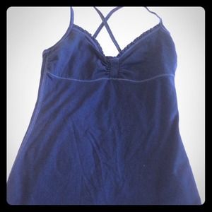 Navy blue top