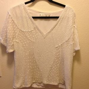 Beyond vintage blouse & Steve Madden flats bundle