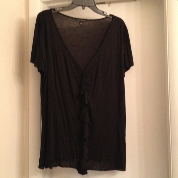Banana Republic black knit top