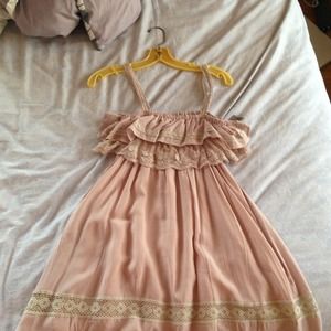 Pink paisley dress from Melrose