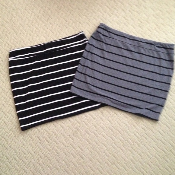 Xhilaration Striped Mini Skirts
