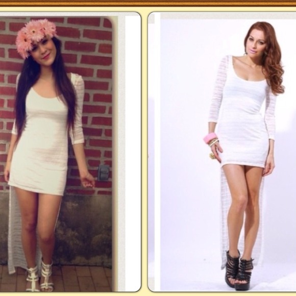 Dresses & Skirts - ✂️LAST REDUCTION✂️Gorgeous white high low-dress M