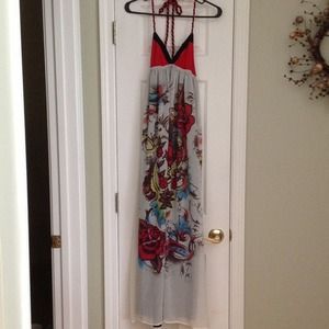 Maxi halter dress