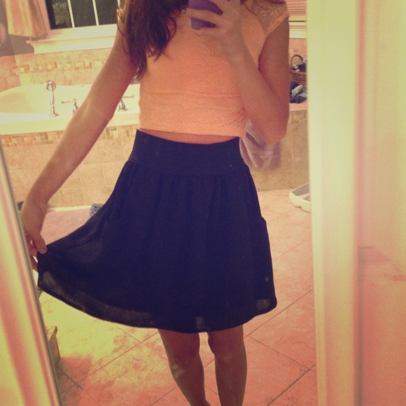 Black skirt