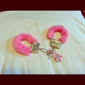 RESERVED for @jadecarden Fuzzy handcuffs NWT