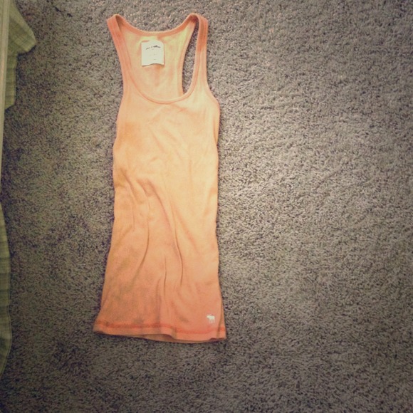 Orange stretch tank