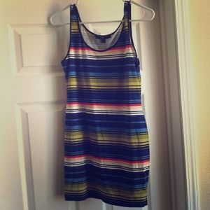 Multi-Color Body Con Dress
