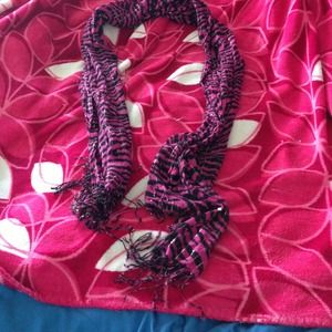 CUTE pink zebra scarf