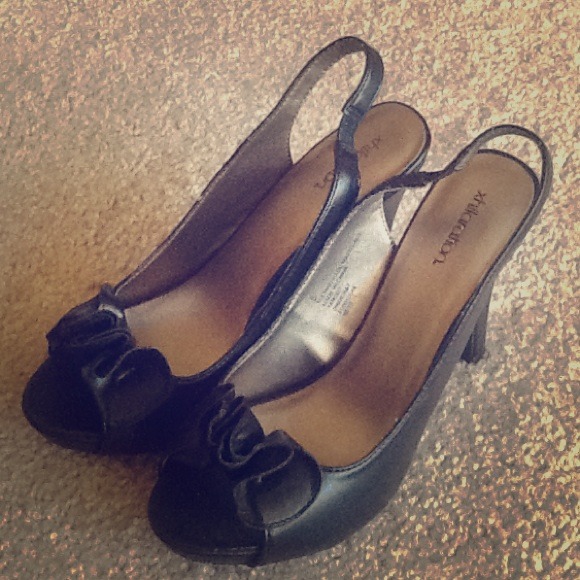 Black 3 1/2" Heels