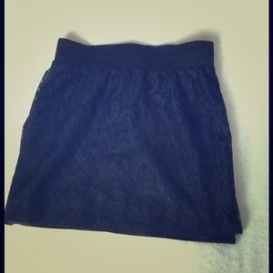Forever 21 Black Lace Skirt
