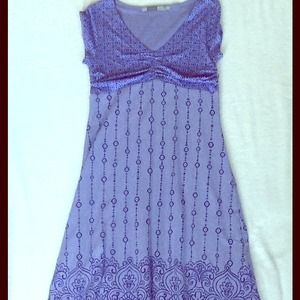 Athleta Purple Midi Dress