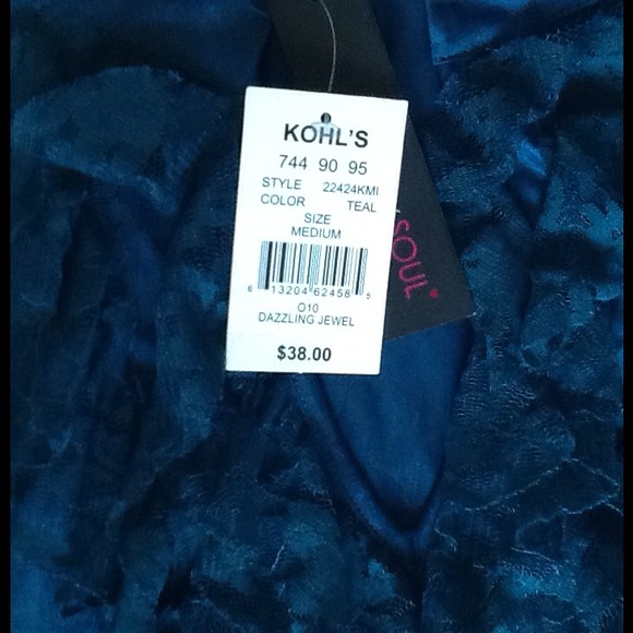 Brand New Teal Blouse - Picture 2 of 3