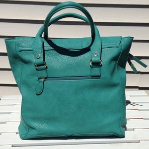Steve Madden Bags - New Steve Madden Turquoise Leather Satchel Steve Madden Bags - New Steve Madden Turquoise Leather Satchel