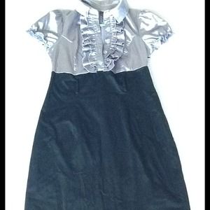 Silver & Black Dress