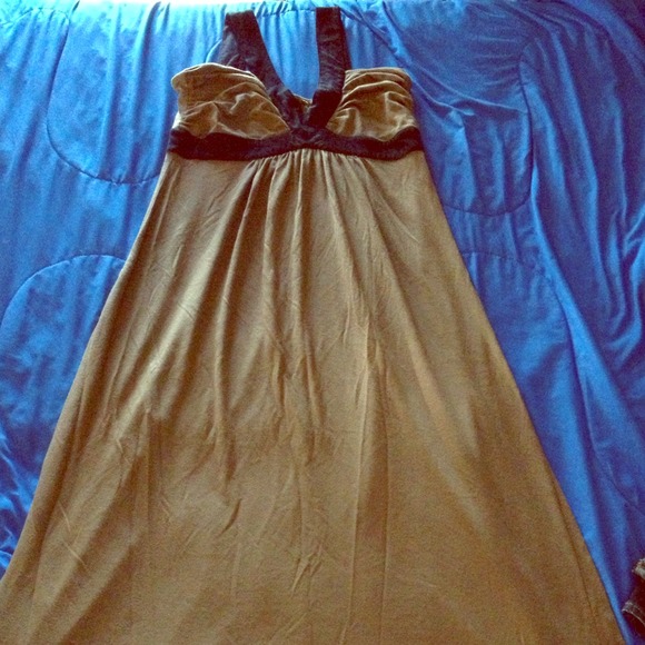 Olive with Black Trim Maxi