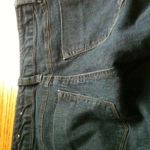 Flared dark wash jeans