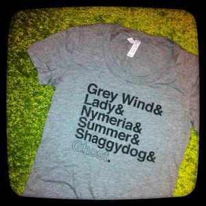 SOLD (Bundled) // Game of Thrones Dire Wolf Tee