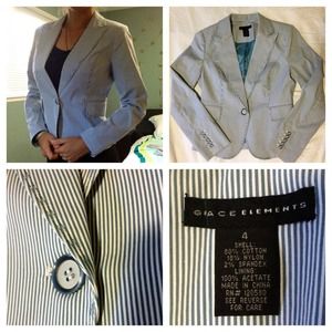 Striped blazer