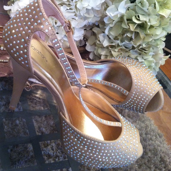 Brand New Blingy Strappy Heels 💎 - Picture 2 of 3