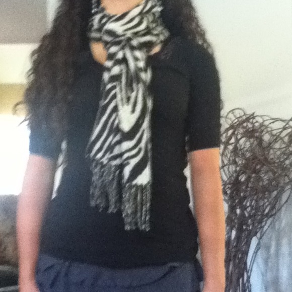 Zebra scarf