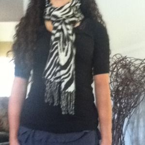 Zebra scarf