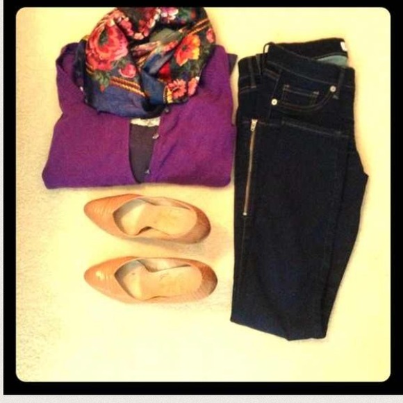 🎉Host Pick🎉 purple crop cardigan